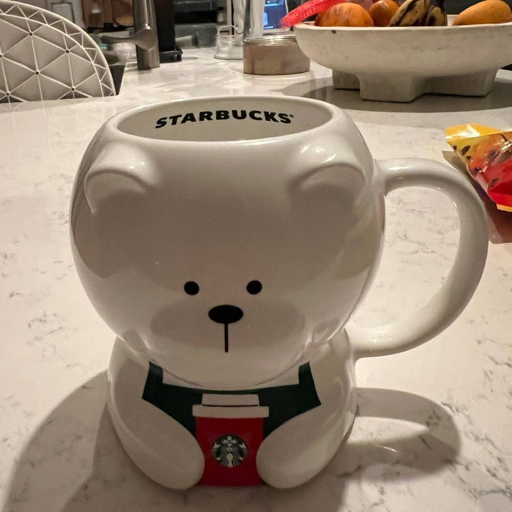 Starbucks white bear mug - limited edition